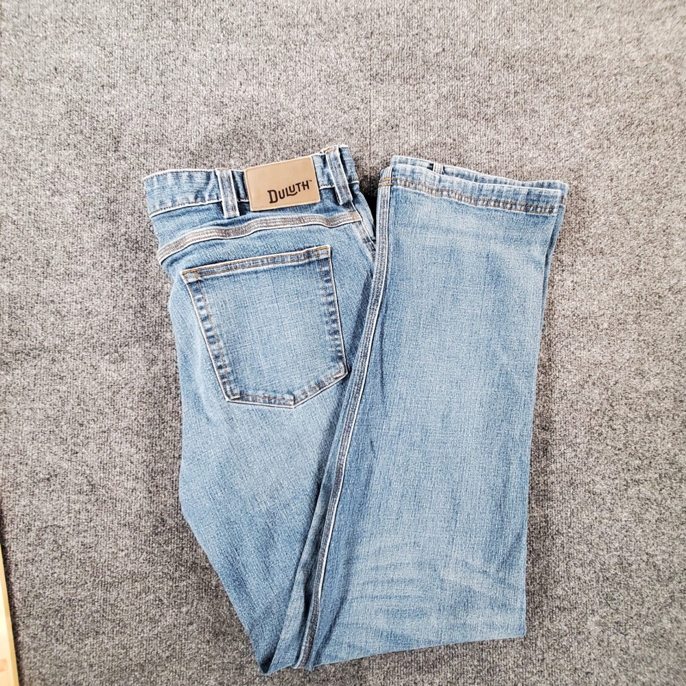 Duluth Trading Co Jeans Mens 38x34 Blue Flex Ballroom Jeans 3237-69